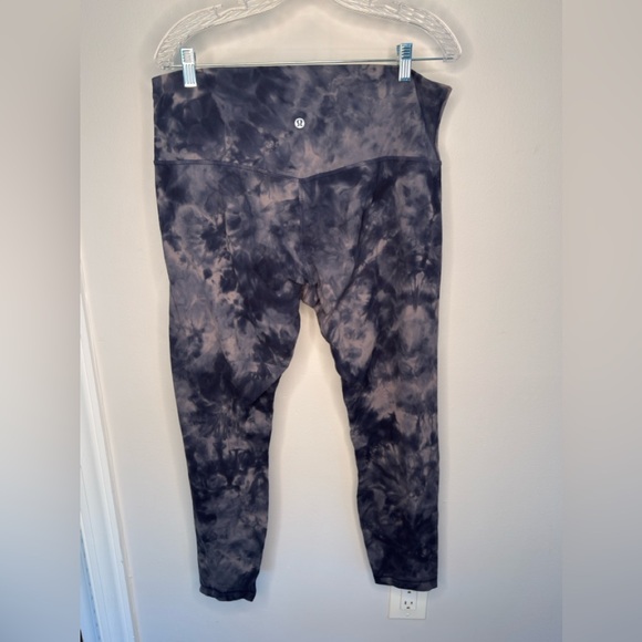 Lululemon Blue Tie-Dye Wash Align Leggings - Picture 1 of 4